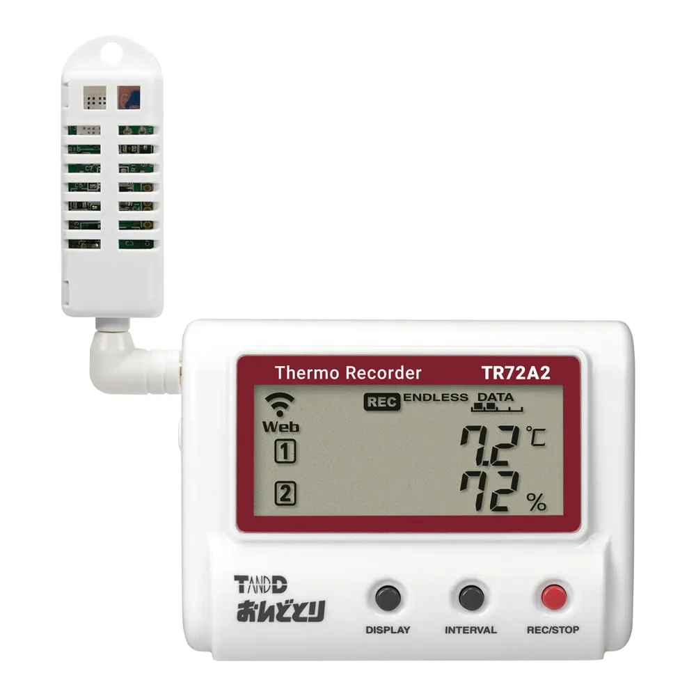 6-8030-41　Temperature and humidity recorder Ondotori (wireless LAN)　TR72A2