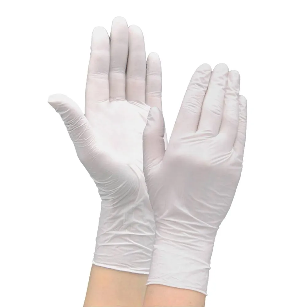 62-3618-85　Nitrile Gloves White SS 200 ct　075811