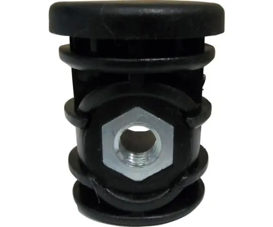 64-4998-88　［Discontinued］Black with Nut for Resin Cap Round Pipe 32, 2 pcs　AC361K2