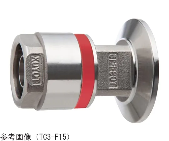 65-0878-62　［已停用］东洋连接器TC3-F红色适用软管15 mm接头标准1S RD　TC3-F15-1S-RD