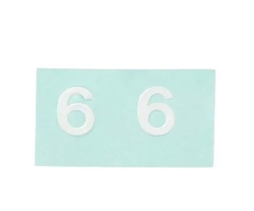 61-7397-08 字符印章6白色10毫米 CL10W-6