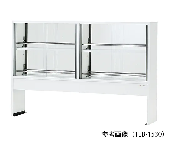 3-5781-11　试剂架 (双面带玻璃门) 900 x 300 x 1000 mm　TEB-930