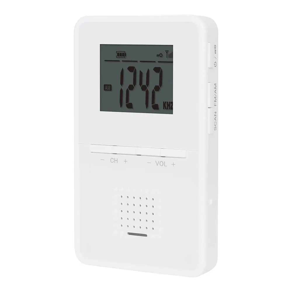 4-5292-01　［Discontinued］Waterproof Rechargeable AM/FM Radio　SH-GDRD-RB