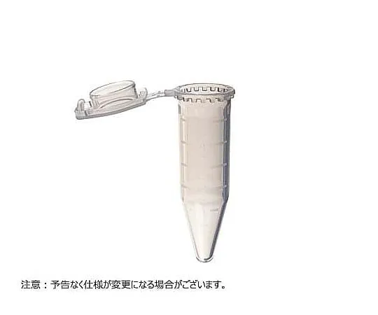 65-3850-69　ClikLok Tube Flat Top 5.0 ml Natural Sterilized 200 Pieces　T330-75NS