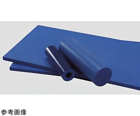 67-6210-70　［Discontinued］Nylon Round Bar (MC901 Blue) φ75 x 1000 mm　PABLD00750-1000