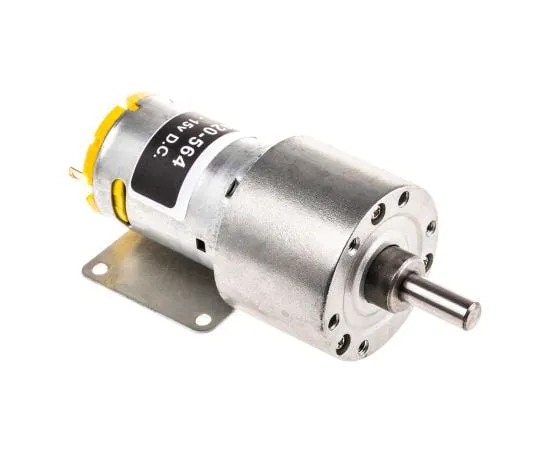 63-4619-20　RS PRO拉丝齿轮直流齿轮电机，7.9 W,6→15 V,9Ncm, 617 rpm,6mm轴径　420-564