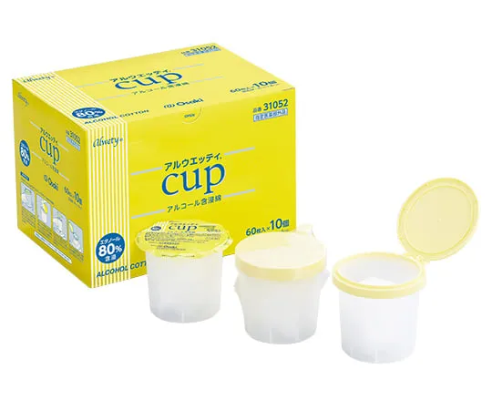 0-9086-01　Arwetti Cup 1 Box (60 Sheets x 10 Pieces)