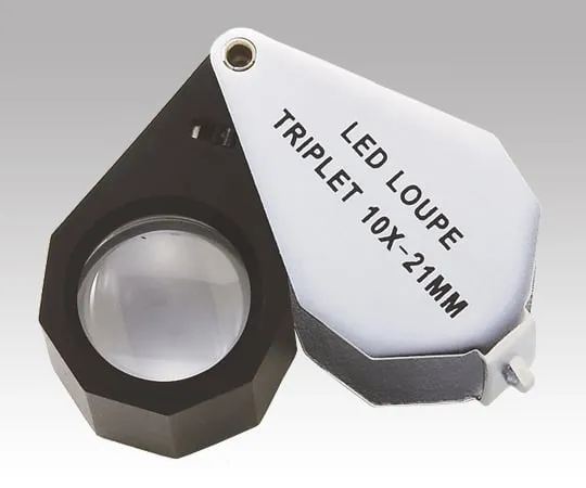1-2610-01　带LED灯的10倍放大镜　W-LED10