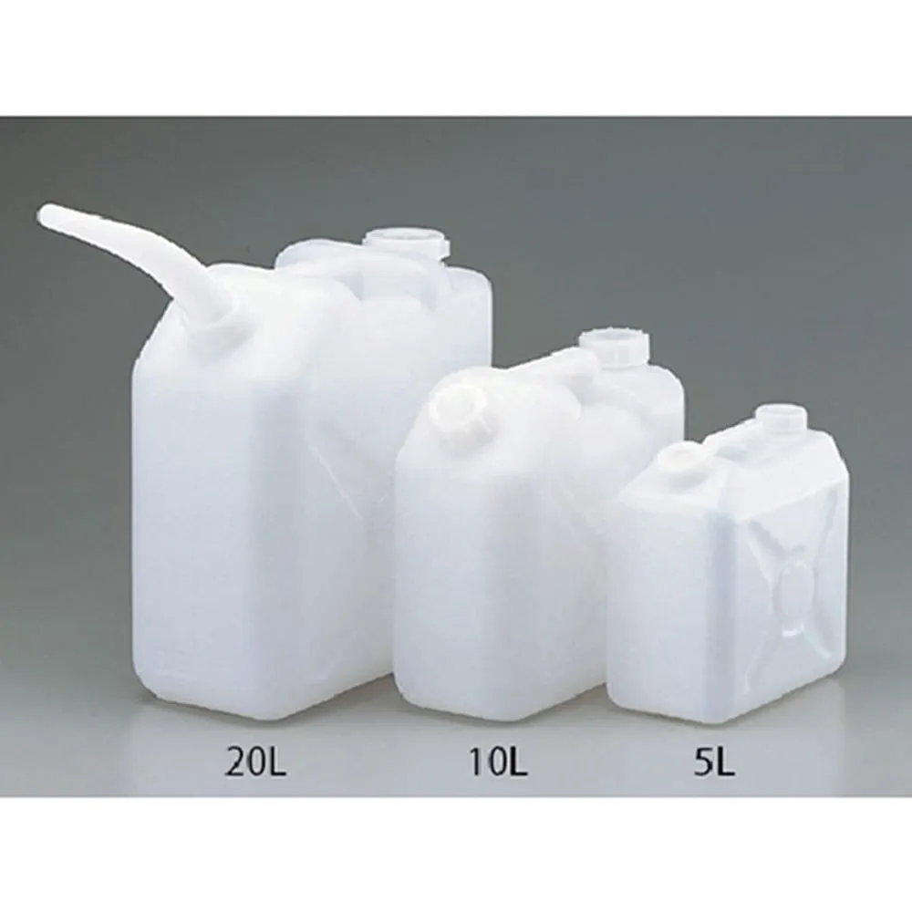 10-4311-55　Flat Square Can (2 Pieces) 5L Both Sides Flat Cap Type　5LC