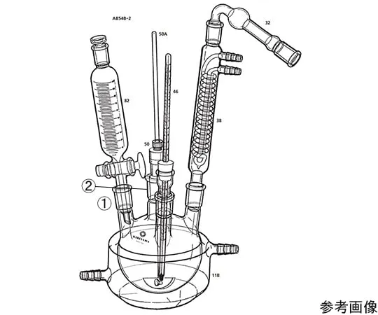 64-1063-81　带套的烧瓶反应器　AB54B-2-1