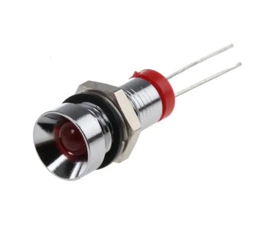 63-4587-62　RS PRO红色指示器，2V直流，8毫米安装孔尺寸，铅针终止，IP67　212-070
