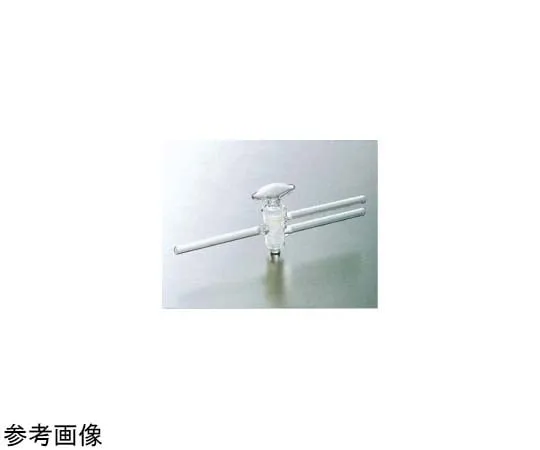 65-6842-13　Hollow One-Way Two-Pipe Cock φ8 19-2　2018-01