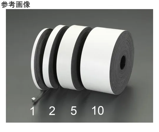 64-7993-67　[粘合剂] 橡皮布 (天然橡胶) 100×3 mm×10 m　EA997XH-10