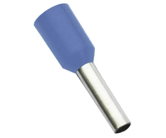 63-2998-44　RS PRO绝缘压紧靴带铁圈，8mm针长，1.5mm针径，0.75mm2线材尺寸，蓝色　458-695