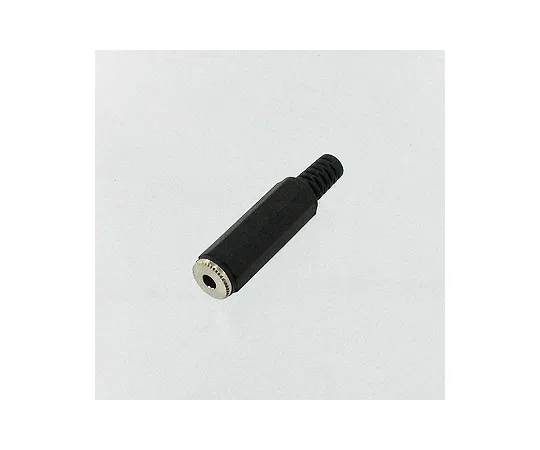 63-3100-20　3.5 phi stereo Jack with cable guard for black cable　WTN04F1086S
