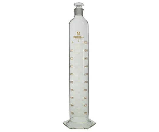 61-4413-92-57　Graduated Cylinder with Plug Supergrade 2L Chinese Calibration Certificate　023550-20001