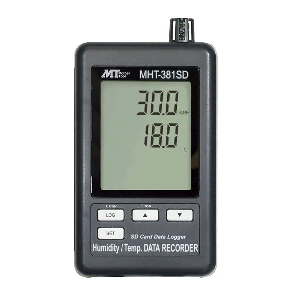 1-2517-01-57　Data Logger Digital Temperature and Hygrometer with Chinese Calibration Certificate　MHT-381SD