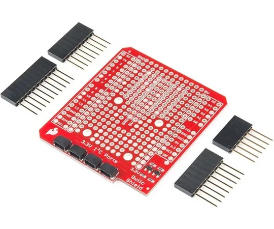 67-0422-46　SparkFun Qwiic Shield for Arduino　DEV-14352