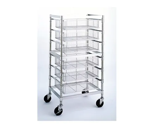 61-3806-74　Autoclave Cart (附篮子6个) D460xW610xH1210mm　ACCG-A4606
