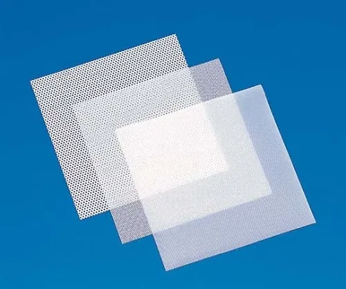 61-4387-24　PTFE冲孔板孔直径2.0φx 300 mm方形　F-3005-04