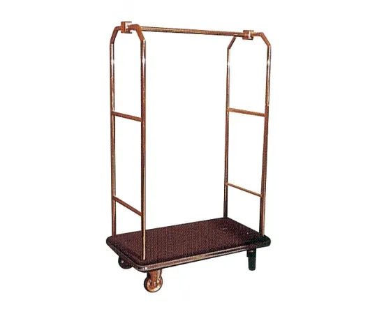 62-1620-93　Brass Hanger Baggage Cart 1100 x 500 x 1800 mm　SH-58F