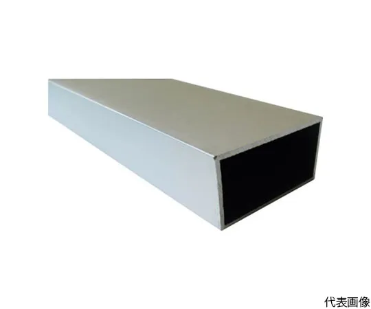 64-5005-39　Aluminum Square Pipe 100 x 50 x 1.8 Fabric 4 m　FB153N