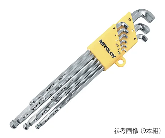 3-9727-01　L型六角形扳手球钉5件组　HBL500S
