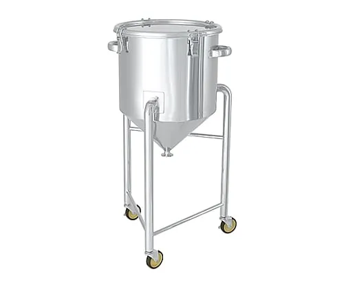61-0749-78　料斗式不锈钢密封容器夹持式腿HT-CTH-L-30型硅胶包装20L　HT-CTH-L-30