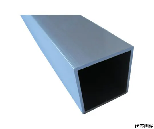 64-5004-45　Aluminum Square Pipe 50 x 50 x 2.5 Silver 3.65 m　FB116SS