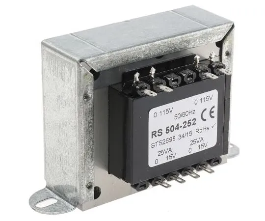 63-4636-41　RS PRO50VA2输出机箱安装变压器，15V交流　504-252