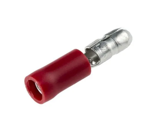 63-4641-38　RS PRO绝缘公压子弹连接器，0.5mm2至1.5mm2,22AWG至16AWG,子弹直径4.3mm,红色　534-301