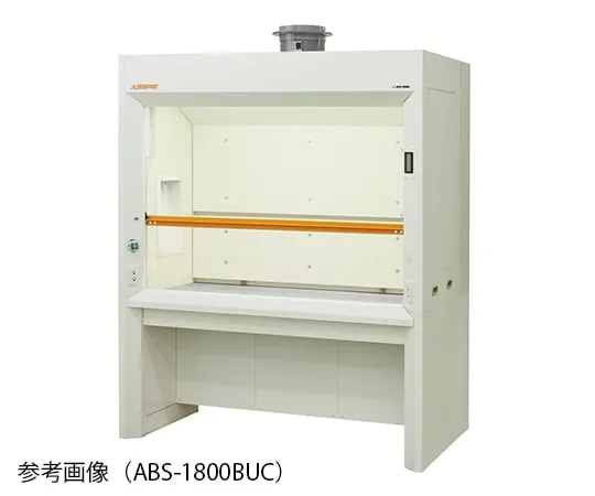 3-4159-04　Fume Hood Deep (干式洗涤器后安装型) 1200×1230×2250 mm　ABD-1200BUC