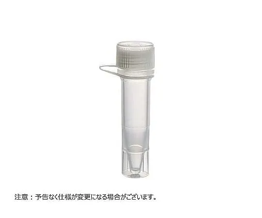 65-3851-85　MICREWTUBE 1.5 ml Freestanding Natural Lip Seal Cap 1000 Pieces　T336-4