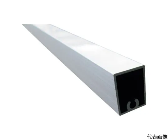 64-4998-63　Aluminum Grid Angle 20x15x0.8 Silver with Screw Hole 3.65 m　AA120SS