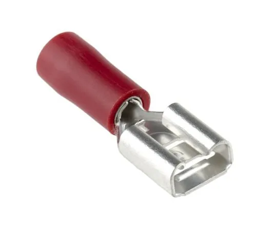 63-4641-41　RS PRO红色绝缘黑桃连接器，6.3 x 0.8mm标签尺寸，0.5mm 2到1.5mm 2　534-339