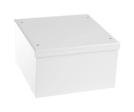 63-4592-26　RS PRO灰色冷轧钢仪器盒，150 x 150 x 90 mm　232-052