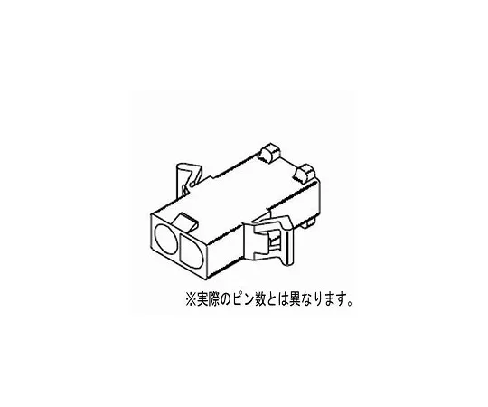 63-3133-65　6.7毫米间距电线插头2号 (10个)　3191-02P*10