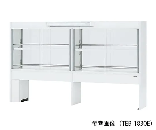 3-4585-15　Reagent Shelf (for Central Laboratory Table, with Glass Door, with LED Lighting) 900 x 450/660 x 1070 mm　TEB-945E