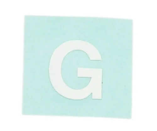 61-7397-48 字符印章G白色15毫米 CL15W-G