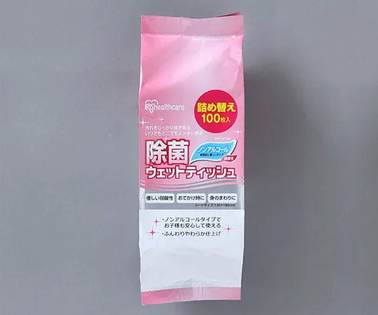 61-9945-87　［已停用］卫生湿巾非酒精130x180mm (续杯)　RWT-NT100