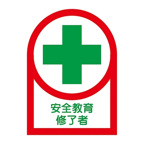 61-3422-51 头盔安全教育研究生HL-87贴纸 233087