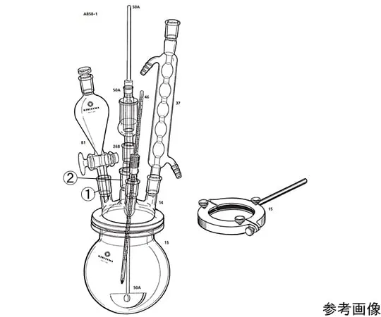 64-1064-06　分离式烧瓶反应器　AB58-1-1
