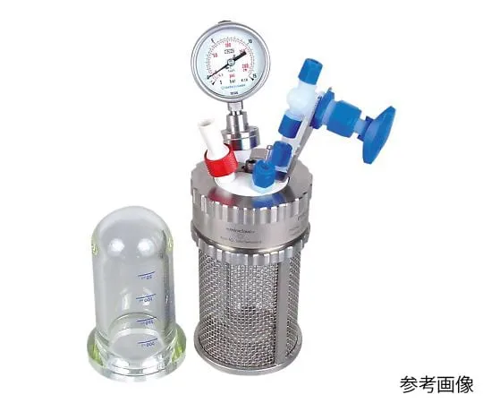 4-2624-01　耐压玻璃反应瓶100 mL　PTFE100