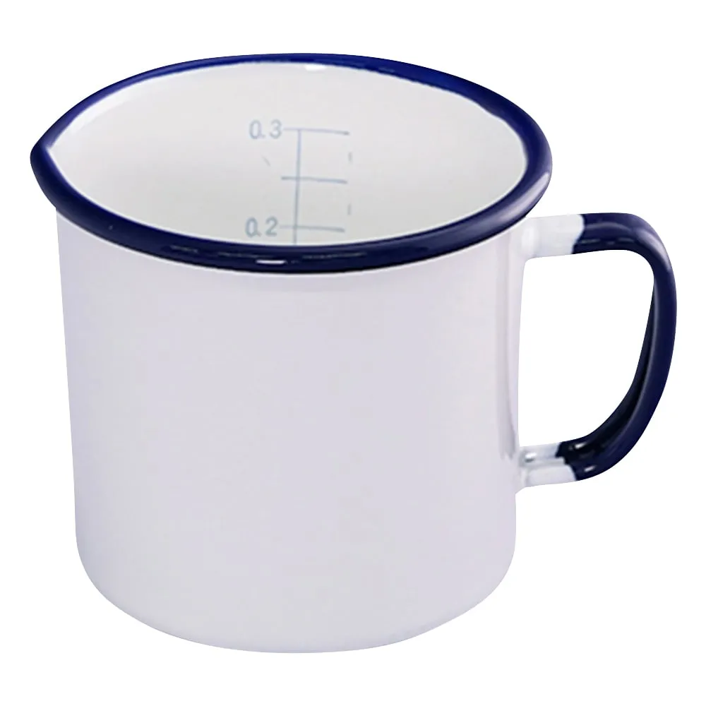 6-223-01　搪瓷烧杯300mL　-