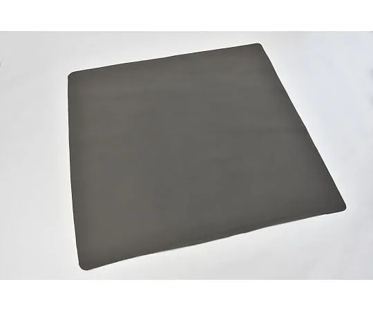 64-3427-92　阻燃硅海绵薄片厚度1mm 1000mm x 1000mm暗灰色 (V-0兼容) 耐热200°C　SSG-1-1000-1000