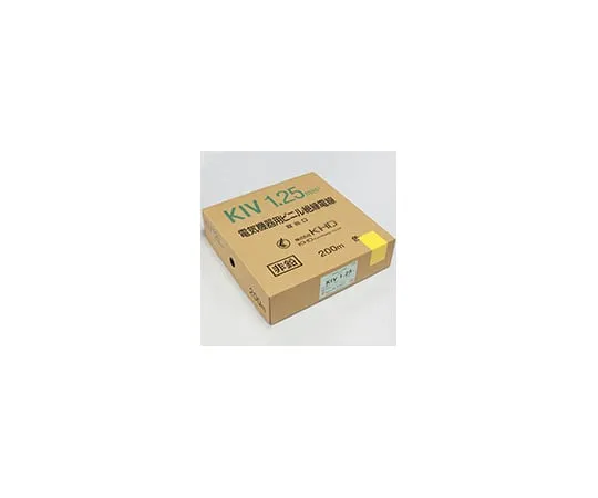 62-0519-84　设备用乙烯基电缆KIV in A Box (2.0Sq外径3.4mm) 黄色　UBKIV2SQY