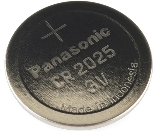 67-0430-20　［Discontinued］Coin Cell Battery - 20mm (CR2025)　PRT-11928
