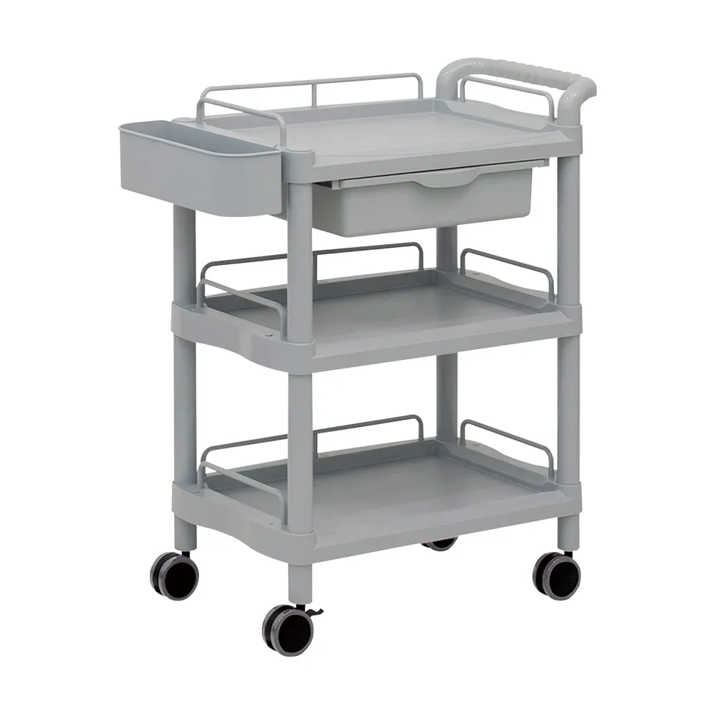 3-6499-02-75　601 Type Shelf Plate PP Gray