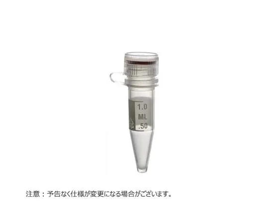 65-3851-30　MICREWTUBE 1.5 ml, Conical Type, Natural with Scale, Sterilized, 500 Pieces　T332-5SPR