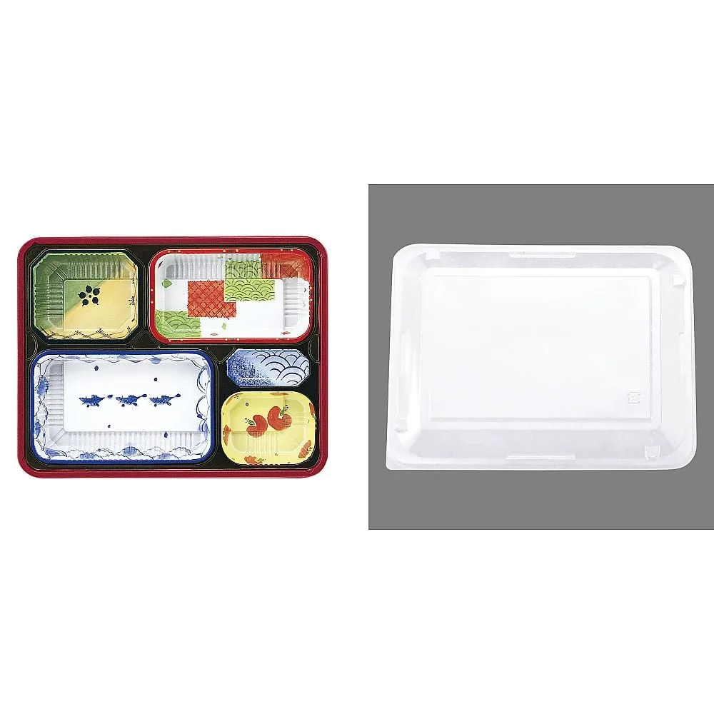62-6652-36　One-Way Heat-Resistant Bento Container (50 sets)　T-90-70-B